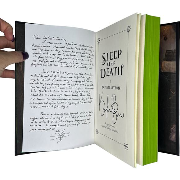 OwlCrate Sleep Like Death by Kalynn Bayron - July 2024 Exclusive Limited Edition - Picture 5 of 13